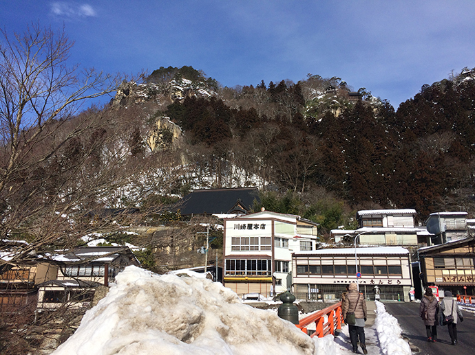 山寺（立石寺）山腳下的取景