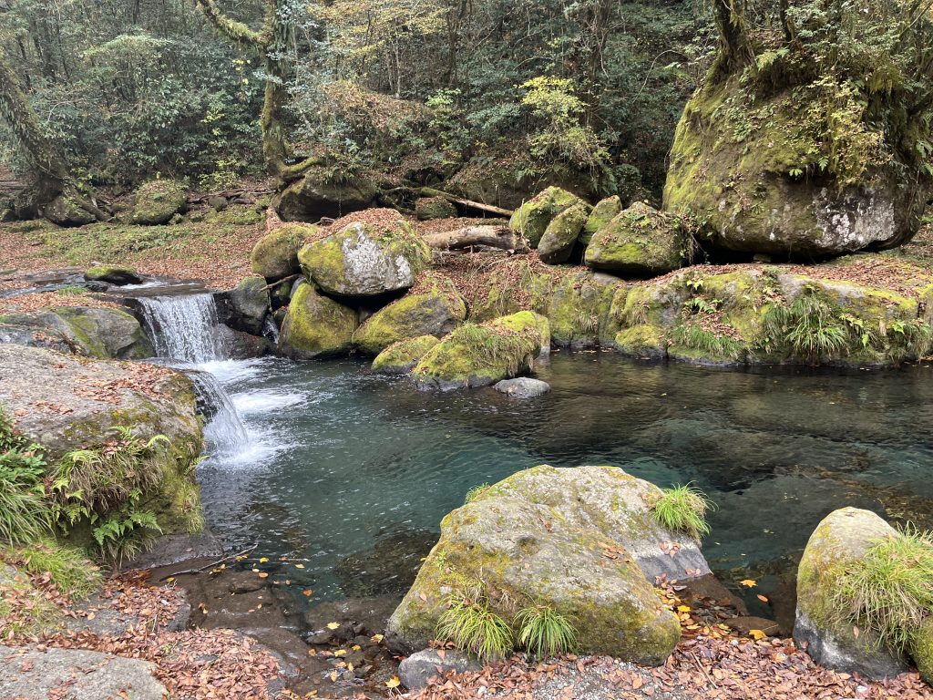 菊池溪谷的水