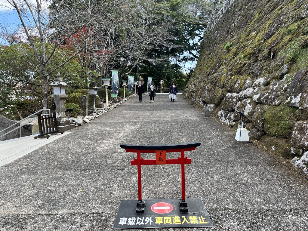 武雄神社入口附近