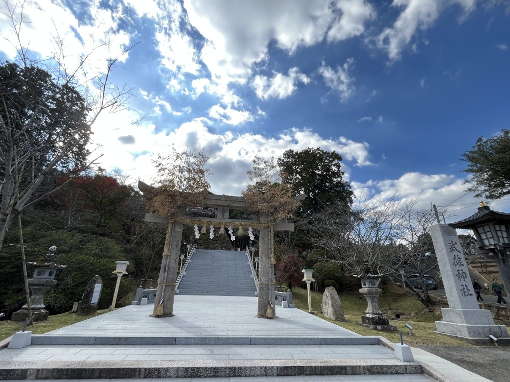武雄神社前鳥居