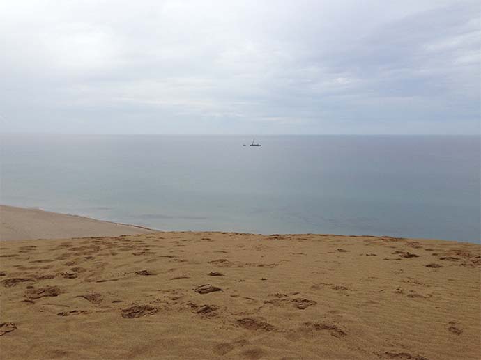 鳥取砂丘的高處