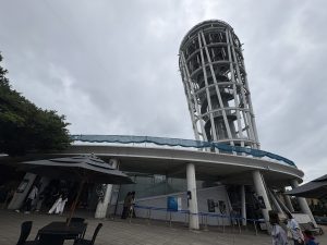 展望燈塔圓形基座廣場與入口