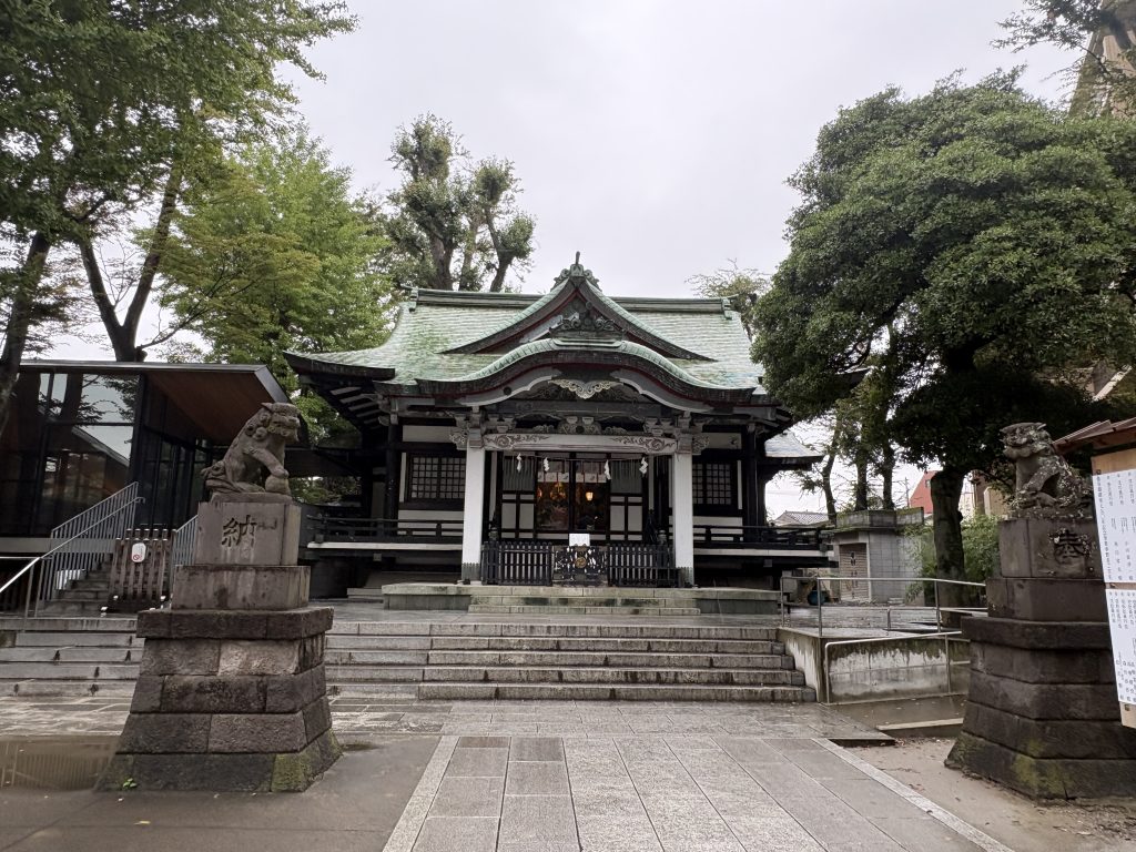 龜有香取神社的正殿